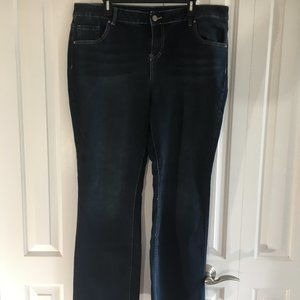 Falls Creek Slim Boot Size 18 Jeans